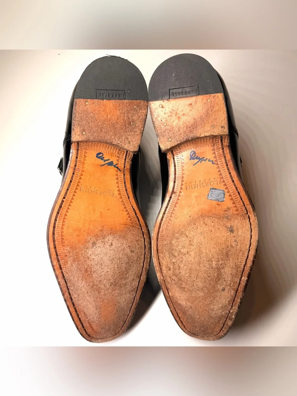 Florsheim Imperial Men’s Classic Leather Double Monk Strap Dress Shoes Size- 8
